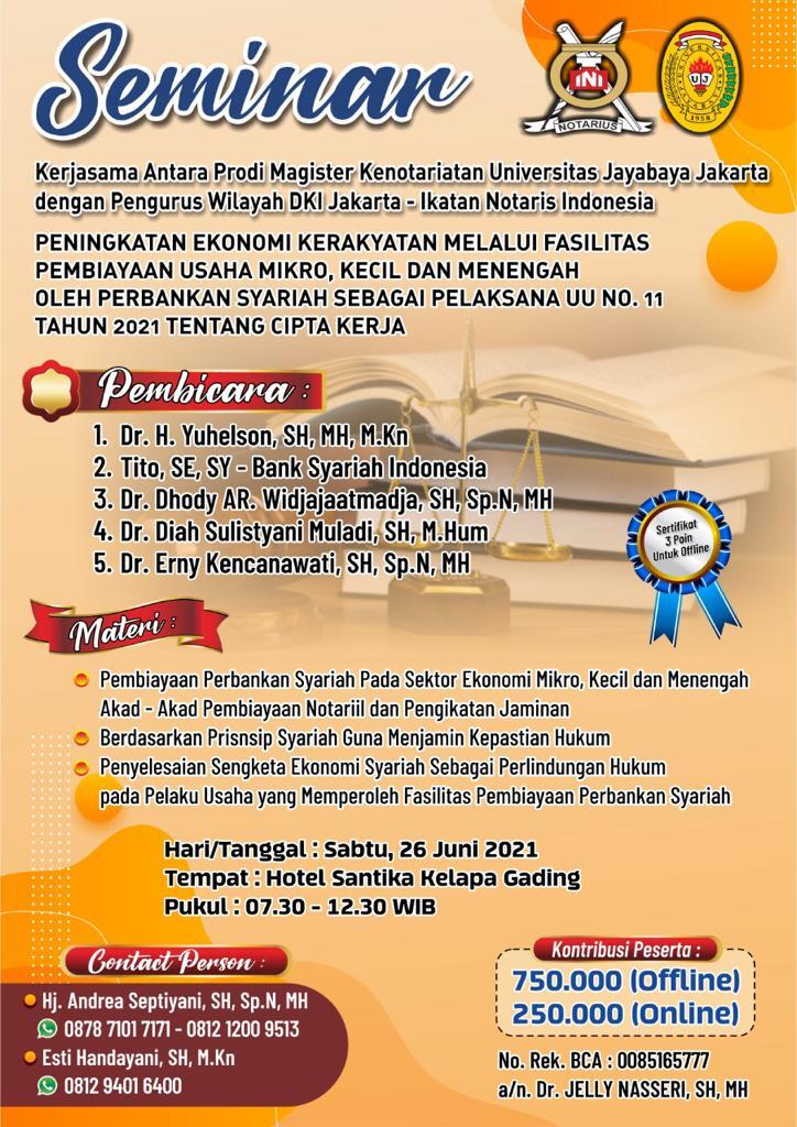 seminar Nasional Kenotariatan